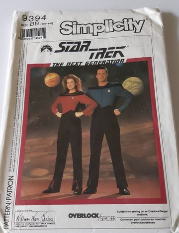 Star Trek Costume Sewing Pattern