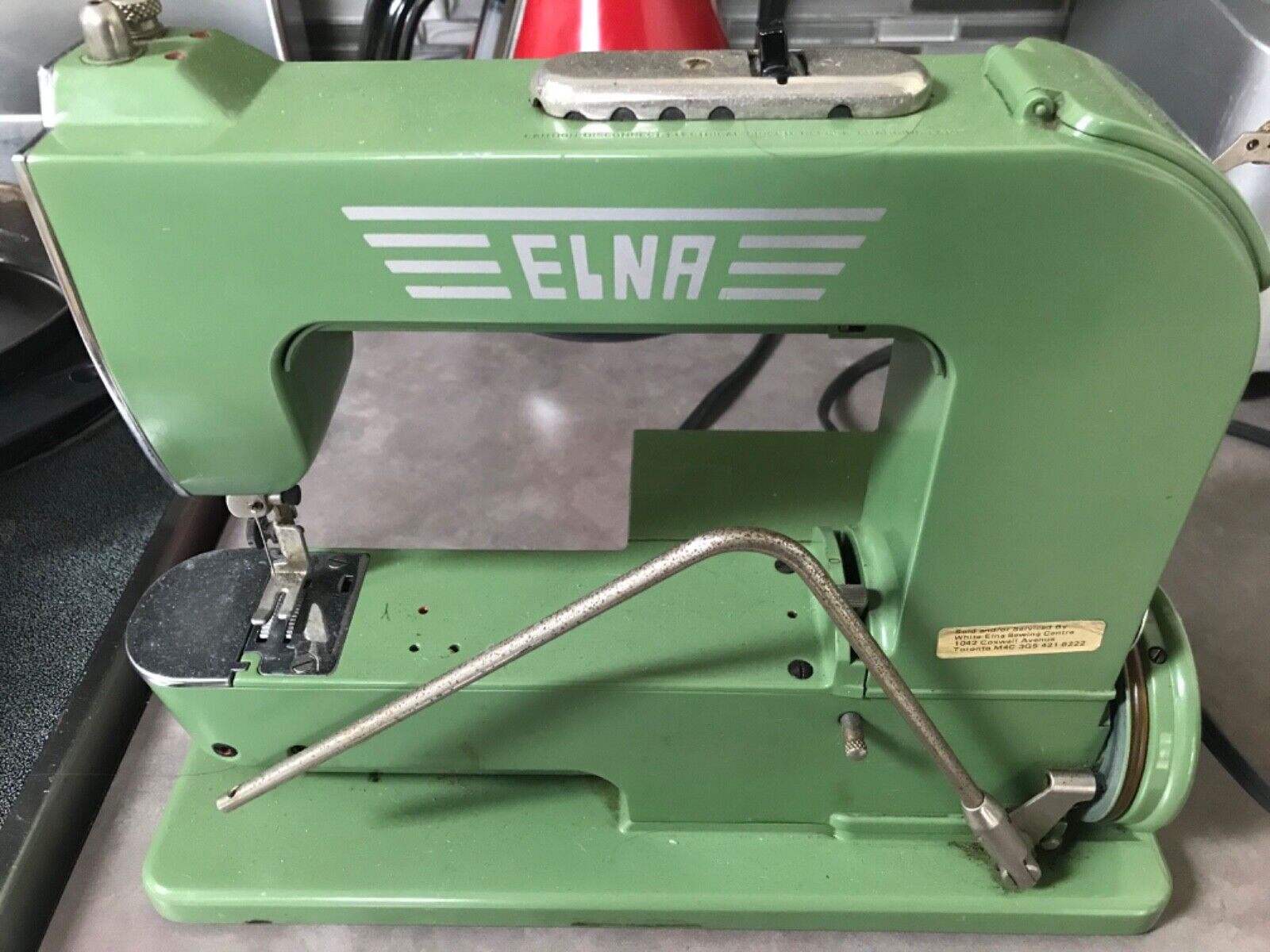 Elna grasshopper sewing machine (Vintage)